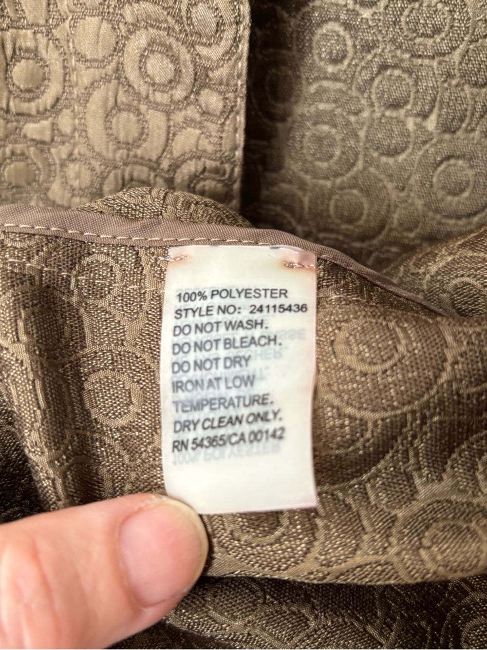 Bianca Nygard Bronze Jacquard Classic Short Jacket - Picture 6 of 9